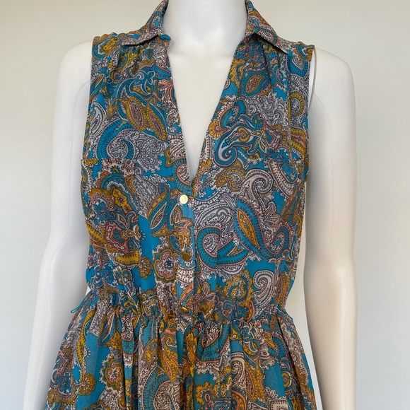 H&M Casbah Print Chiffon Dress - Fun and Elegant/ Size 6 - Picture 6 of 12